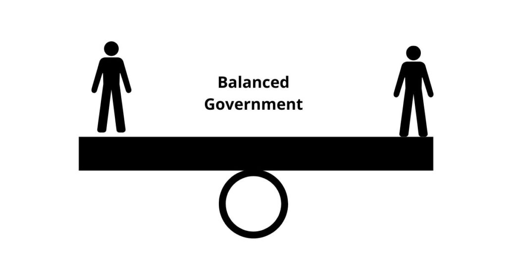 Photo of a balance society and government